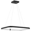 Access Lighting Ravello, Dual Voltage LED Pendant, Matte Black Finish, Acrylic Lens Acrylic 50946LEDD-MBL/ACR